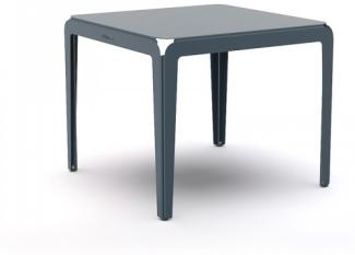 Bended Table / Outdoor Esstisch 90 x 90 grau/blau