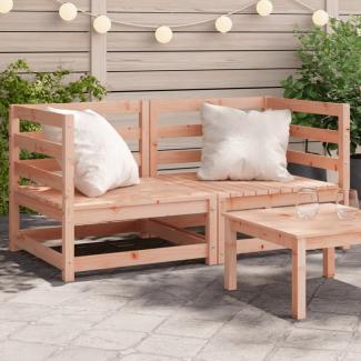 vidaXL Garten-Ecksofas 2 Stk. 70x70x67 cm Massivholz Douglasie