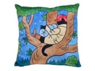 Kissen 30x30 cm, Kater Mikes, Baum