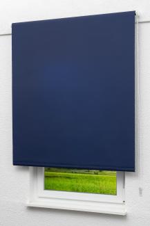 Lysel Outlet - Basisrollo Tageslicht Dunkelblau, (B x H) 102.50cm x 190cm in blau/dunkelblau