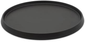 Bredemeijer Tablett rund, Bambus schwarz, 350x350x22mm