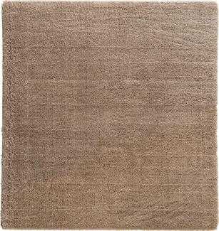 Teppich in Braun aus 100% Polyester - 150x80x3cm (LxBxH)