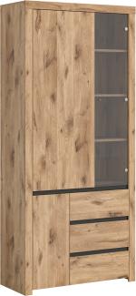 Vitrine Woody - Nox Oak / Anthrazit