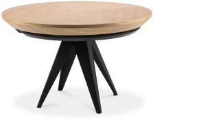 Micadoni 8-Sitzer Tisch Toni 120cm | Oberfläche Natural Oak