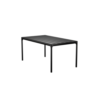 Outdoor Tisch FOUR Aluminium schwarz 160 x 90 cm