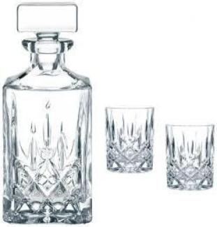 Nachtmann Vorteilsset 4 x 3 Glas/Stck Whiskyset 7381/3tlg. Noblesse 91899