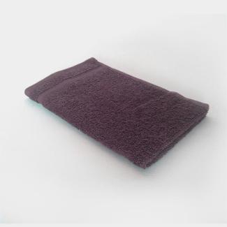 Handtuch Baumwolle Plain Design - Farbe: bordeaux-rot, Größe: 30x50 cm