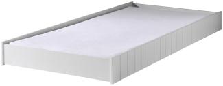Bettschublade für Einzelbett Robin MDF Weiß 199x17x94 cm