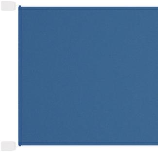 vidaXL Senkrechtmarkise Blau 100x420 cm Oxford-Gewebe