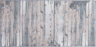 Teppich beige-grau 80 x 150 cm DALLICA