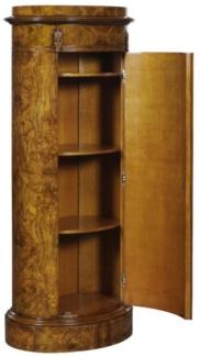 Casa Padrino Luxus Jugendstil Kommode mit Tür Hellbraun 62 x 39 x H. 145 cm - Barock & Jugendstil Möbel