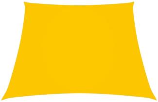 Sonnensegel Oxford-Gewebe Trapezförmig 3/5x4 m Gelb