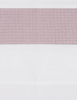 Bink Bedding Pique Bettlaken Altrosa 100 x 150 cm Rosa