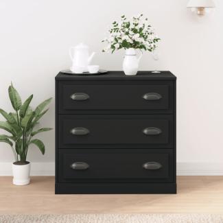 vidaXL Sideboard Schwarz 70x35,5x67,5 cm Holzwerkstoff