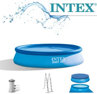 INTEX Swimming Pool EASY SET 457x122 Komplettset 26168 GS