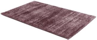 Teppich in Mauve aus 100% Polyester - 290x200x4,2cm (LxBxH)