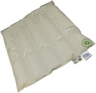 Vitaschlaf® Bio-Luxe-KBA Organic 100% Daune GÄNSE Daunendecke BabyJunior made in Deutschland (80 x 80 cm)