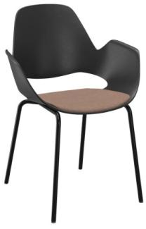 Aluminium-Stuhl FALK schwarz rosa