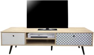 Lowboard Mailbox MDF Kommode Sideboard TV Fernseher Hifi Wohnzimmer Schrank