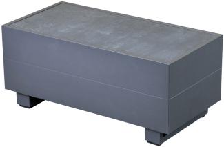 Inko Lounge-Tisch Pasadena Aluminium anthrazit 35x70 cm
