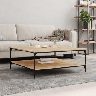 vidaXL Couchtisch Sonoma-Eiche 100x100x40 cm Holzwerkstoff