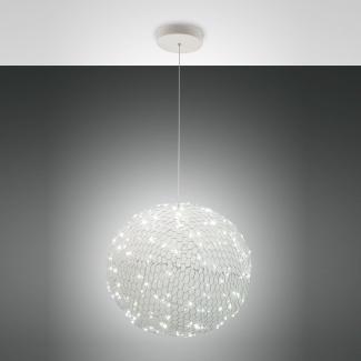 Fabas Luce 3693-45-102 LED Pendelleuchte Sumter rund 50cm weiß