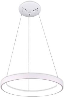 ISOLED LED Hängeleuchte Orbit 480, weiß, 38W, rund, ColorSwitch 300035004000K, dimmbar