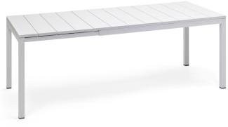 Gartentisch - Rio - 140 cm - ausziehbar - Weiß