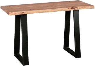 KADIMA DESIGN Landhausstil Konsolentisch aus Akazienholz - Vielseitiger Schreibtisch in kompakter Größe.