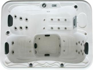 XXL Luxus SPA LED Whirlpool SET 210x160 Farblicht Outdoor+Indoor Pool 3 Personen a