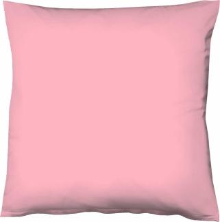Fleuresse Mako-Satin-Kissenbezug uni colours pink 4070 80 x 80 cm