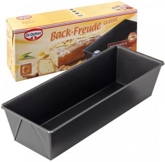 Dr. Oetker Kastenform 30 cm - Back-Freude Classic - Stahlblech mit Antihaft-Beschichtung / 30 x 11,5 x 7 cm / Backform / Kastenform