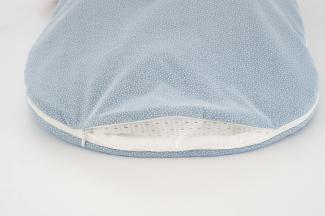 Träumeland Babyschlafsack LIEBMICH 2tlg. Set Punkte blau, Größe 44