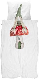 Snurk Gnome Homegirl Bettbezug 140 x 200 cm Weiß