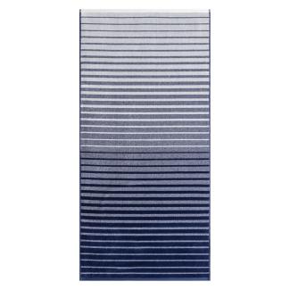 OMBRE dark blue Strandtuch 75x160cm 100% Mesopotamische Baumwolle