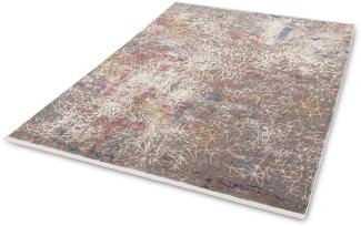 Teppich in Netz bunt aus 100% Polyester - 230x160x0,6cm (LxBxH)