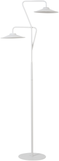 Stehlampe LED Metall weiß 140 cm GALETTI