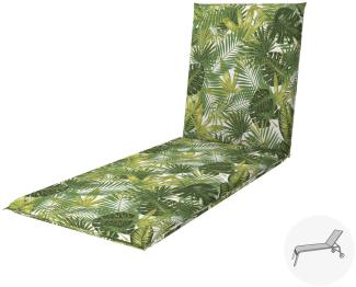 Doppler Sitzauflage "Living" Sun, palmen, für Rollliege (195 x 60 x 6 cm)