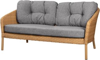 Cane-Line Kissensatz für Ocean large 2-Sitzer Sofa ohne Gestell Wove/Dark grey