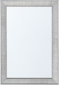 Wandspiegel silber rechteckig 61 x 91 cm BUBRY