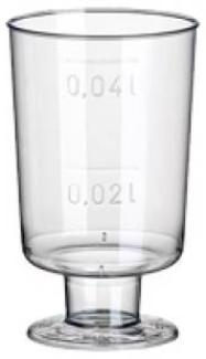 480 Stiel-Gläser für Schnaps, PS 4 cl Ø 3,8 cm 6,3 cm glasklar