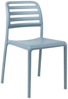 Costa Bistro Stuhl Kunststoff 6er Set (Celeste)