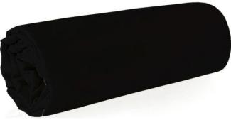 Eurofirany Bettlaken schwarz 100% Baumwolle 180X210 180 x 210 cm