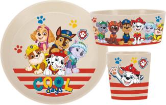 Koziol CONNECT Kindergeschirrset 3-teilig Paw Patrol organic sand - A