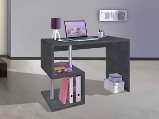 Schreibtisch >Esse Angolo< (BxHxT: 100x77,5x50 cm) in Schiefer