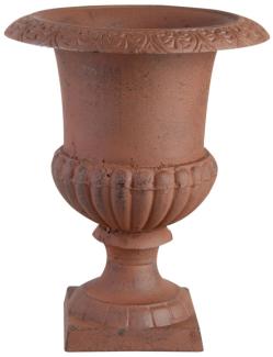 3 Stück Esschert Design Blumentopf, Übertopf Französische Vase, Amphore auf Sockel, Größe M, ca. 23 cm x 23 cm x 30 cm