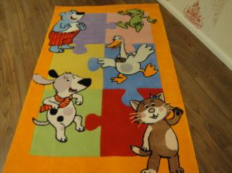 Kinderteppich- Gustav und seine freunde 200 x 150 cm, als Puzzle-Teppich