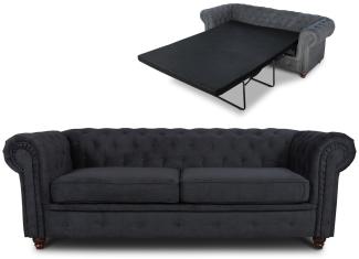 Sofnet Schlafsofa Asti 3 Bis, mit Schlaffunktion, Chesterfield Sofa 3-er, Sofagarnitur, Bettsofa