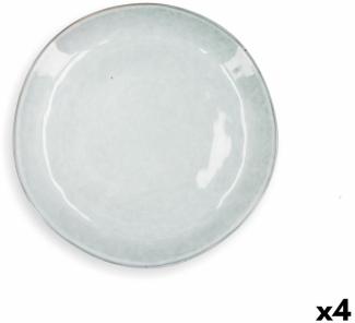 Teller Quid Boreal Aus Keramik Blau (27 Cm) (Pack 4X)