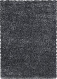 Hochflor Teppich Baquoa rechteckig - 160x230 cm - Grau